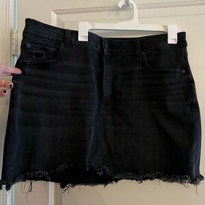 AE Ne(X)t Level Stretch Denim Mini Skirt Black Wash